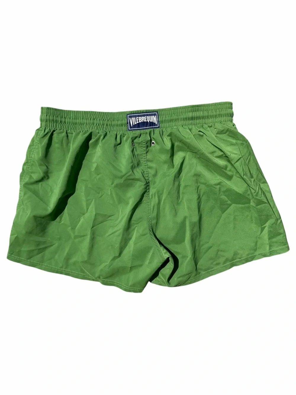 Vilebrequin Moorea Swim Trunks Green Drawstring Mesh Lined Men’s XXL Shorts